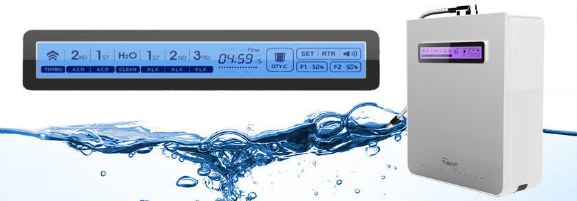 ionisiertes Wasser Rettin NMP 5 Display